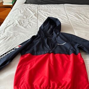 Champion Kids' Raincoat in Navy and Red